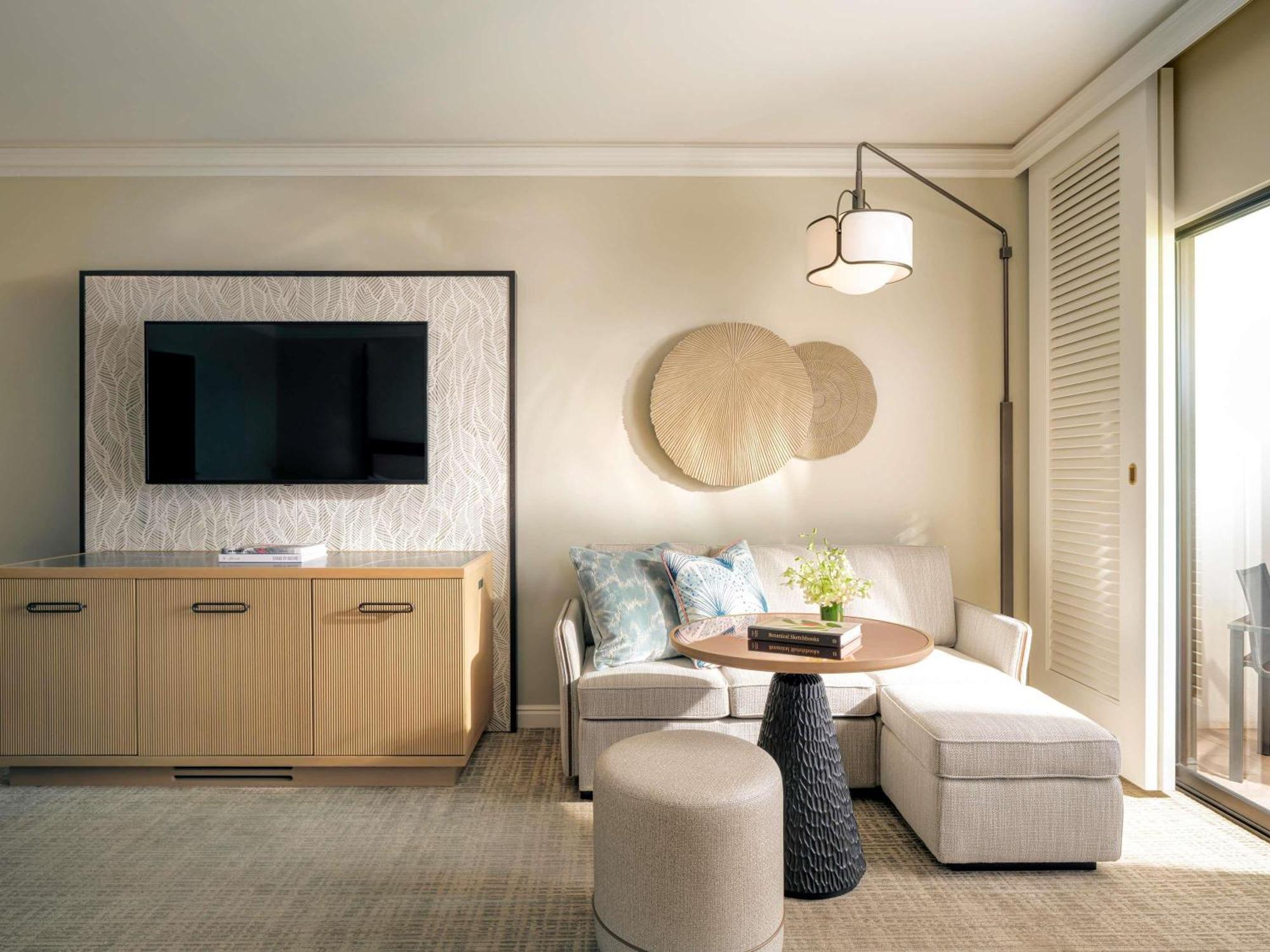 Deluxe Zimmer mit Kingsize-Bett mit Meerblick